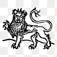 Chimera, mythical animal png sticker, transparent background. Free public domain CC0 image.