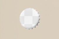 Bottle cap mockup png transparent