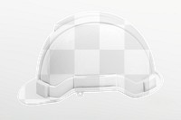 Safety helmet mockup png transparent