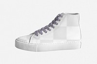 Ankle sneaker mockup png transparent