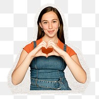 Love sign png sticker, transparent background