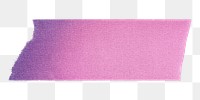 Pink pattern washi tape png sticker, collage element, transparent background