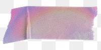 Purple gradient washi tape png sticker, collage element, transparent background