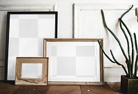 Frame png mockup, home decor, transparent design