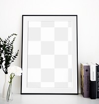 Frame png mockup, home decor, transparent design