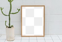 Frame png mockup, home decor, transparent design