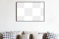 Frame png mockup, home decor, transparent design