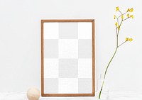 Frame png mockup, home decor, transparent design