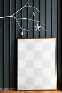 Frame png mockup, home decor, transparent design