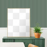 Picture frame mockup, png transparent