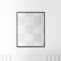 Frame png mockup, home decor, transparent design