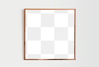 Wall frame png mockup, transparent design 