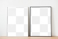 Frame png mockup, transparent design 