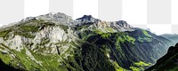 Switzerland mountain  png border, nature image, transparent background