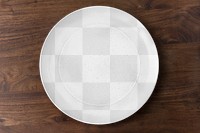 Ceramic plate png mockup, transparent design