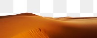 Sand dunes png border, transparent background