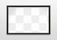 Picture frame png mockup, home decor, transparent design