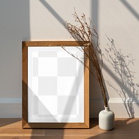 Picture frame png mockup, home decor, transparent design