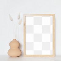 Picture frame png mockup, home decoration, transparent design