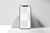 Smartphone screen png mockup, transparent design