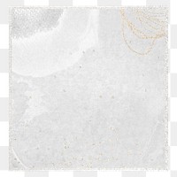 Png rectangular frame light modern marble glitter design, transparent background