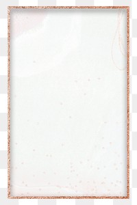 Mint aesthetic png rectangular frame, glitter, transparent background