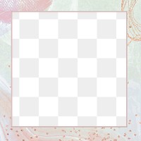 Mint aesthetic png rectangular frame, glitter, transparent background