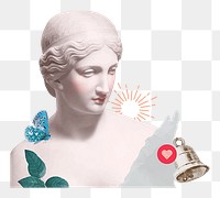 Greek Goddess png sticker, social media remix, transparent background