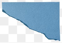 Blue paper png border sticker, transparent background 