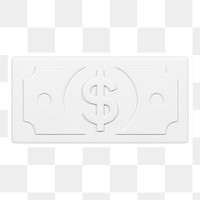 Dollar bill, money  png sticker, transparent background