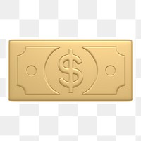 Dollar bill, money  png sticker, transparent background