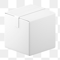 Seal box icon  png sticker, 3D minimal illustration, transparent background