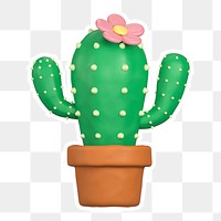 Cactus  png sticker, transparent background