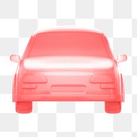 Car icon  png sticker, transparent background