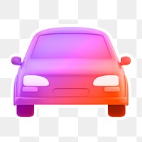 Car, vehicle  png sticker, transparent background