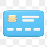 Credit card   png sticker, transparent background