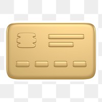 Credit card   png sticker, transparent background