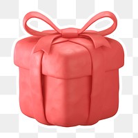 Gift box  png sticker, transparent background