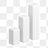 Bar charts  png sticker, transparent background