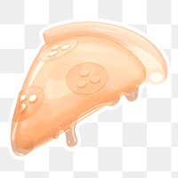 Pizza   png sticker, transparent background