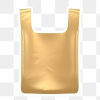 Plastic bag  png sticker, transparent background