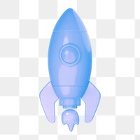 Rocket icon  png sticker, transparent background