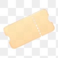 Discount coupon icon  png sticker, transparent background