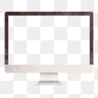 Desktop screen png sticker, transparent background