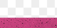 Pink png border, textured design, transparent background