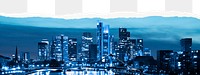 Frankfurt skyline png border, ripped paper effect, transparent background