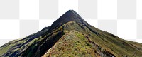 Mountain peak png collage, beautiful scenery, transparent background