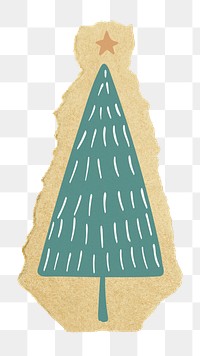 Christmas doodle png sticker, transparent background