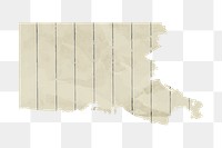 Ripped paper png sticker, transparent background