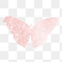 Holographic Butterfly png sticker, transparent background